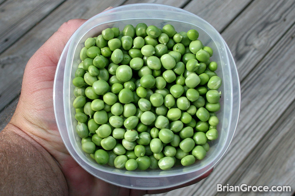 Growing Peas in Indiana: Bowl of Peas